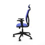 PIQUERAS Y CRESPO Silla de oficina Motilla con mecanismo Sincro/Traslack Azul