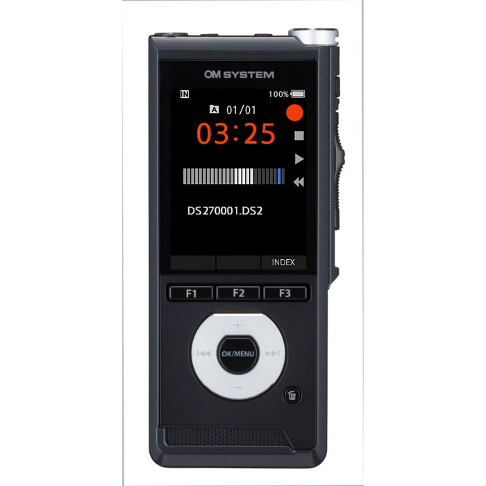 Olympus DS-2700 con ODMS R8, Antracita / Negro Olympus DS-2700 con ODMS R8, Antracita / Negro