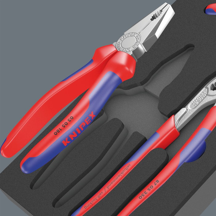 Wera 9780 KNIPEX Zangen Set 1 con Bandeja de Espuma