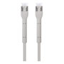 Intellinet 745116 Patch Cord Cat6a F/FTP RJ-45 Macho 0.3 m (10GBase-T, PoE++, 500 MHz, Cobre, Gris) Para Red 10 Gigabit Ethernet