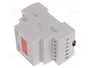 F&F Voltímetro Digital True RMS para Raíl DIN (100-300V AC)