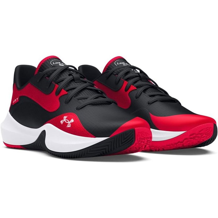 Zapatillas de Baloncesto para Adultos Under Armour Lockdown 7 Rojo XL Zapatillas de Baloncesto para Adultos Under Armour Lockdown 7 Rojo XL