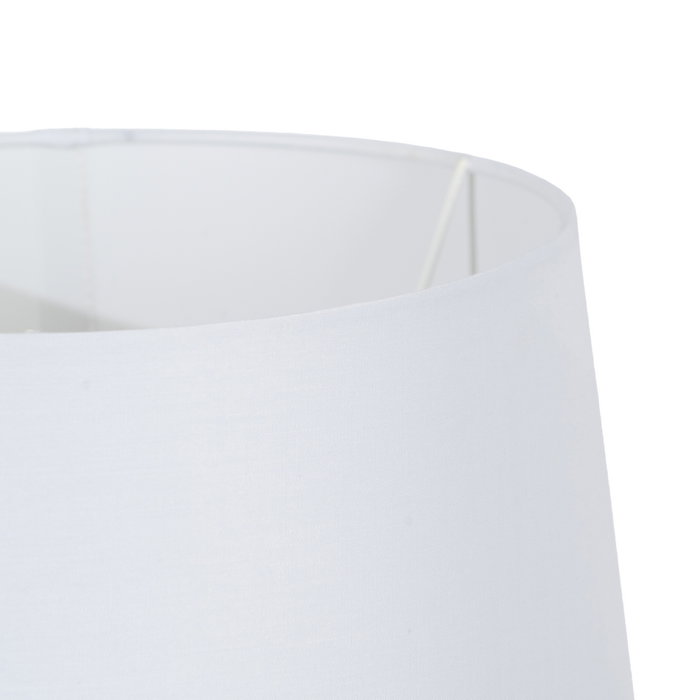 Lámpara Mesa Natural-Negro Metal 30 X 30 X 60 cm