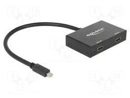 DeLOCK 87696 Mini DisplayPort a 2x HDMI Splitter 4K