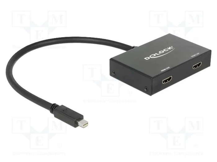 DeLOCK 87696 Mini DisplayPort a 2x HDMI Splitter 4K DeLOCK 87696 Mini DisplayPort a 2x HDMI Splitter 4K