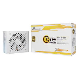 Seasonic Core GX-650-V2-WHITE Fuente de Alimentación 650W 80 PLUS Gold ATX 3.1 Modular Blanca