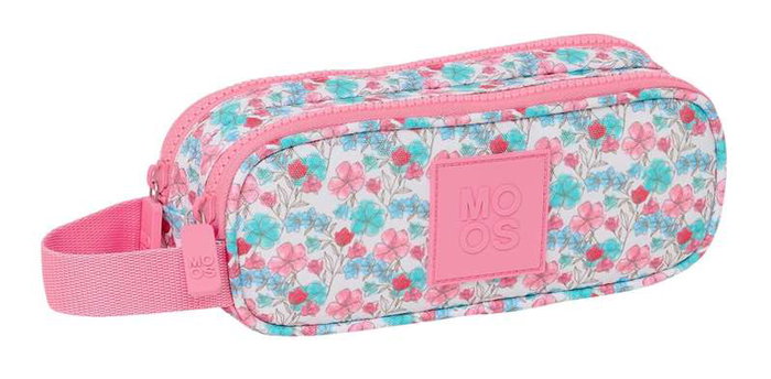 Portatodo Doble Moos Flores Multicolor 21 x 8 x 6 cm