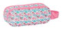 Portatodo Doble Moos Flores Multicolor 21 x 8 x 6 cm