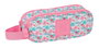 Portatodo Doble Moos Flores Multicolor 21 x 8 x 6 cm