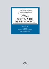 TECNOS, SISTEMA DE DERECHO CIVIL VOL.III/2, Luis Díez-Picazo; Antonio Gullón - TECNOS