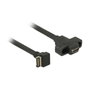 DeLOCK Cable USB 3.2 Gen 2 (3.1 Gen 2) USB A a USB C Negro 0,45 m