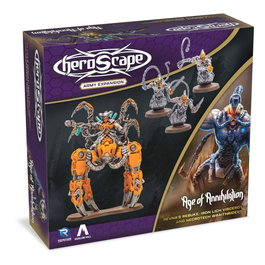 Heroscape expansión Revna's Rebuke: Iron Lich Viscerot and Necrotech Wraithriders Army *Edición Inglés*