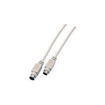 EFB Elektronik Cable de extensión PS/2 a PS/2, 3m, Blanco