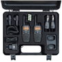 stabo freecomm 700 2er Box Set de Walkie Talkies Negro