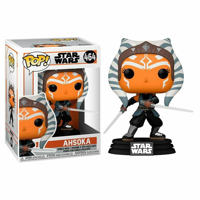 Funko Pop Star Wars The Mandalorian Ahsoka con sables