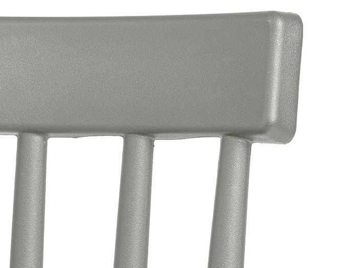 GIFTDECOR Silla de Barras Gris 42 x 81.5 x 45 cm