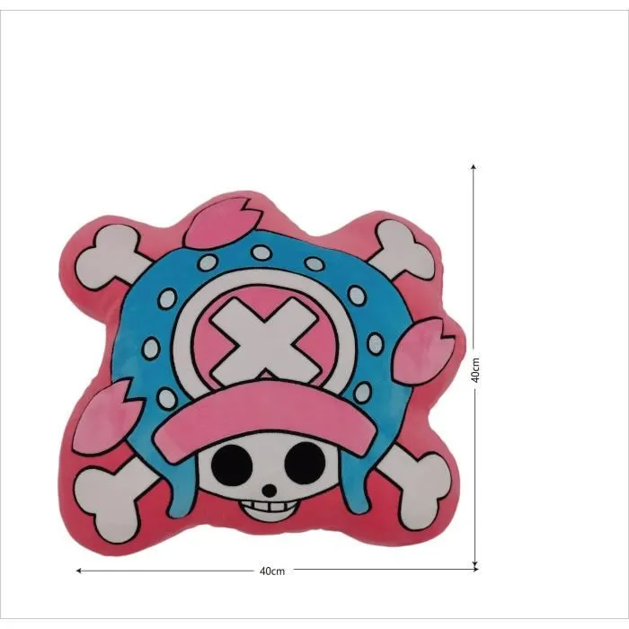One Piece Cojín 3D Logotipo Tony Chopper Microfibra 40 cm ONE3700891706834