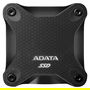 ADATA SD620 Disco Duro SSD Externo 512 GB Negro, USB 3.2 Gen 2 (10 Gbit/s, 520 MB/s) con Conector Micro-USB B