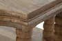 DKD Home Decor Mesa de Centro de Mango Torneada Natural