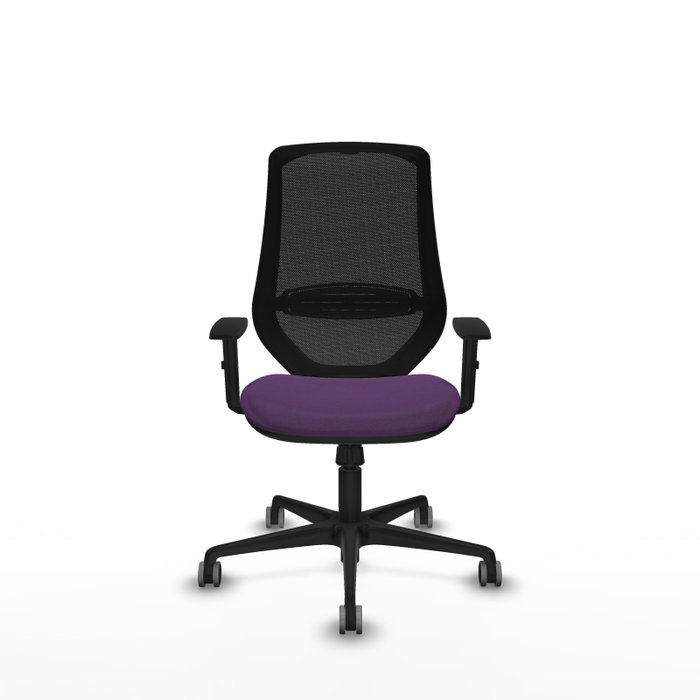 PIQUERAS Y CRESPO Silla de oficina Mardos con mecanismo Sincro, Morado y Negro PIQUERAS Y CRESPO Silla de oficina Mardos con mecanismo Sincro, Morado y Negro
