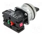 PROMET Interruptor Rotativo NEF30 30mm de 3 Posiciones NC+NA Negro
