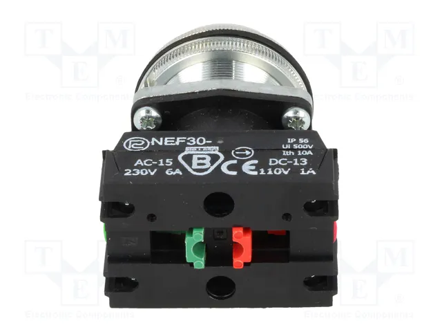 PROMET Interruptor Rotativo NEF30 30mm de 3 Posiciones NC+NA Negro PROMET Interruptor Rotativo NEF30 30mm de 3 Posiciones NC+NA Negro