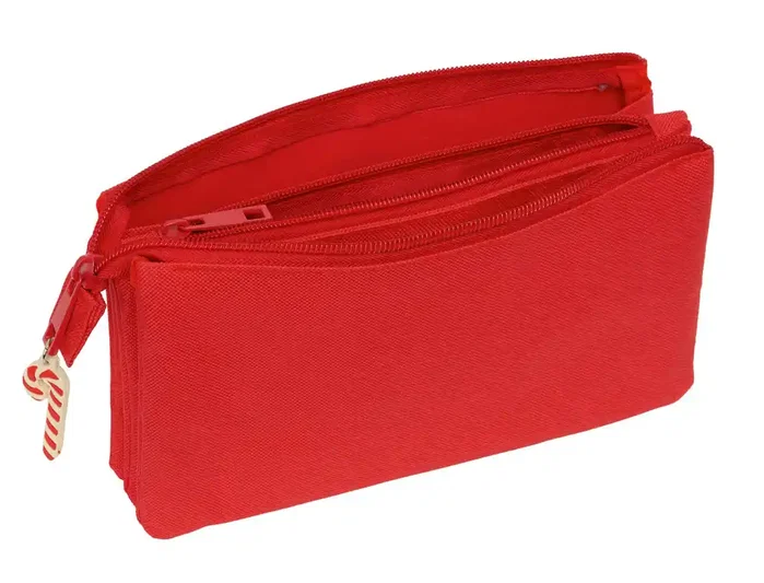 Safta Portatodo Triple Osito Rojo Felices Fiestas 22x12x3cm Safta Portatodo Triple Osito Rojo Felices Fiestas 22x12x3cm