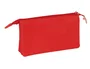Safta Portatodo Triple Osito Rojo Felices Fiestas 22x12x3cm