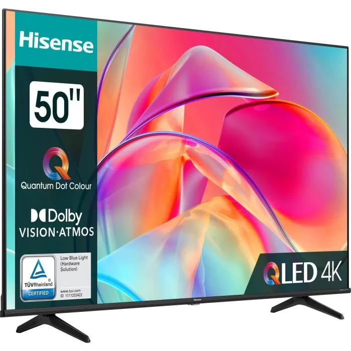 Smart TV Hisense 50E7KQ 4K Ultra HD 50" HDR HDR10 QLED Direct-LED Dolby Vision