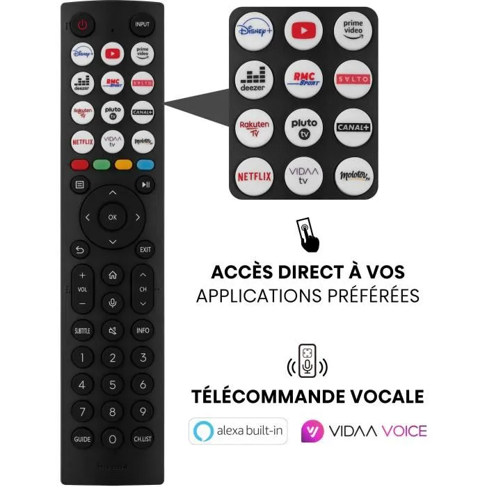 Smart TV Hisense 50E7KQ 4K Ultra HD 50" HDR HDR10 QLED Direct-LED Dolby Vision