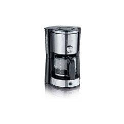 Severin KA4825 Cafetera negra y acero inoxidable