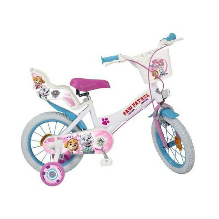 Toimsa Bicicleta Infantil 14 pulgadas Paw Patrol Niña Blanca