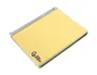 Liderpapel Cuaderno Espiral A6 Micro Wonder Tapa Plástico 120 Hojas 90gr Cuadro 5mm 4 Bandas Color Amarillo