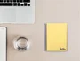 Liderpapel Cuaderno Espiral A6 Micro Wonder Tapa Plástico 120 Hojas 90gr Cuadro 5mm 4 Bandas Color Amarillo