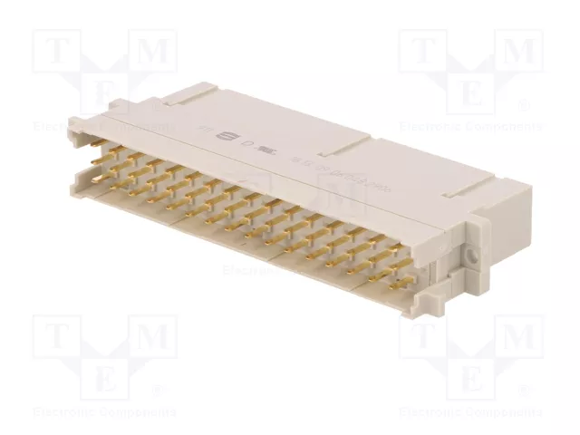 HARTING Conector de datos DIN 41612 macho de 48 pines recto, crimpado