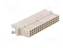 HARTING Conector de datos DIN 41612 macho de 48 pines recto, crimpado