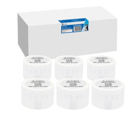 G&G Pack de 6 Rollos de Etiquetas 54 mm x 101 mm para Dymo S0722430/99014