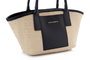 Vince Camuto Bolso Amalfi - Negro, 100% Cuero de Polivinilo, Elegante y Sofisticado Accesorio para Cualquier Ocasión, Negro