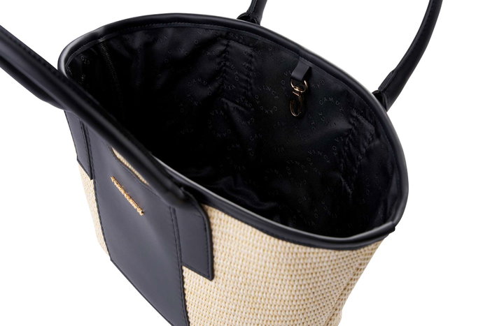 Vince Camuto Bolso Amalfi - Negro, 100% Cuero de Polivinilo, Elegante y Sofisticado Accesorio para Cualquier Ocasión, Negro Vince Camuto Bolso Amalfi - Negro, 100% Cuero de Polivinilo, Elegante y Sofisticado Accesorio para Cualquier Ocasión, Negro