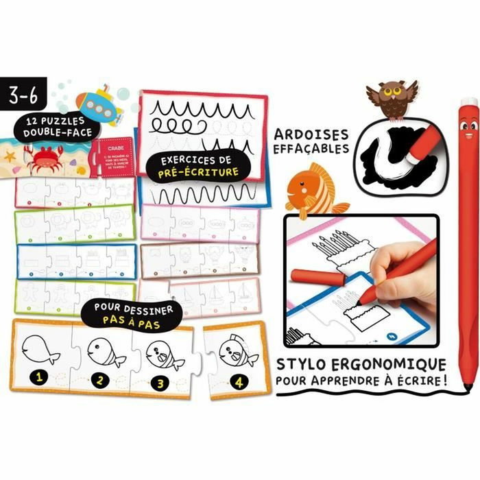 Lisciani Giochi Kit educativo para aprender a dibujar con bolígrafo especial Lisciani Giochi Kit educativo para aprender a dibujar con bolígrafo especial