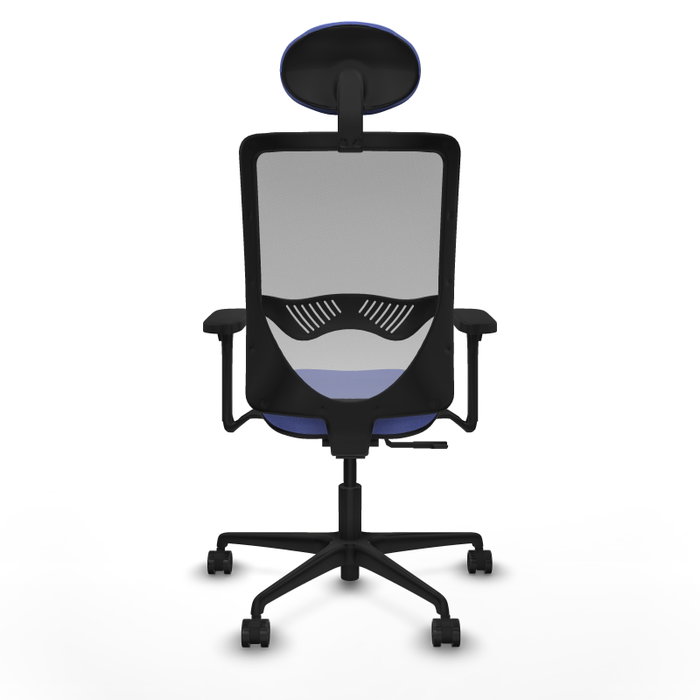 PIQUERAS Y CRESPO Silla de oficina Zulema con mecanismo Sincro, Azul claro y Gris PIQUERAS Y CRESPO Silla de oficina Zulema con mecanismo Sincro, Azul claro y Gris