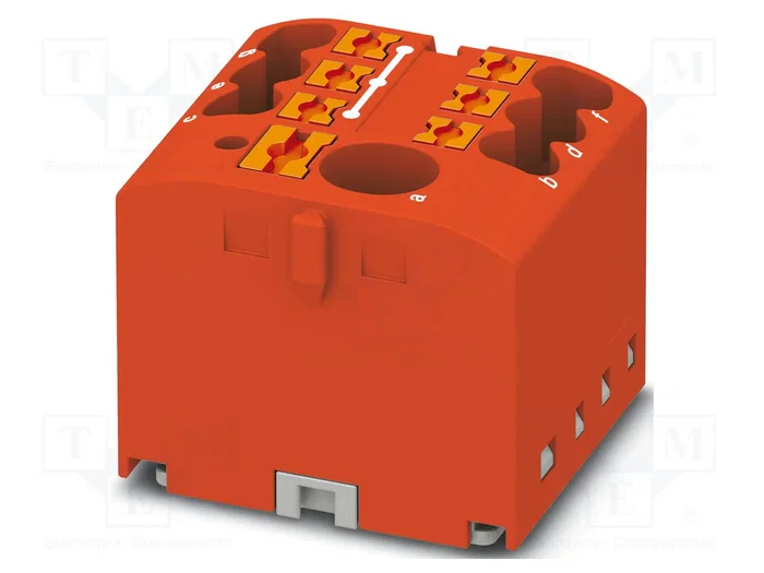 PHOENIX CONTACT PTFIX 6/6X2,5 RD Conector de carril rojo PHOENIX CONTACT PTFIX 6/6X2,5 RD Conector de carril rojo