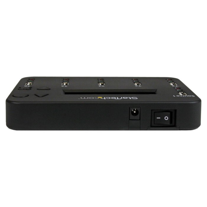 StarTech.com Duplicador USB 2.0 1:5 Autónomo para Pendrives y Tarjetas de Memoria - Clonador y Borrador con Pantalla LCD, Hasta 1.5 GB/min - Negro StarTech.com Duplicador USB 2.0 1:5 Autónomo para Pendrives y Tarjetas de Memoria - Clonador y Borrador con Pantalla LCD, Hasta 1.5 GB/min - Negro