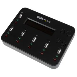 StarTech USBDUP15 Clonador y Borrador Autónomo 1:5 para Memorias USB