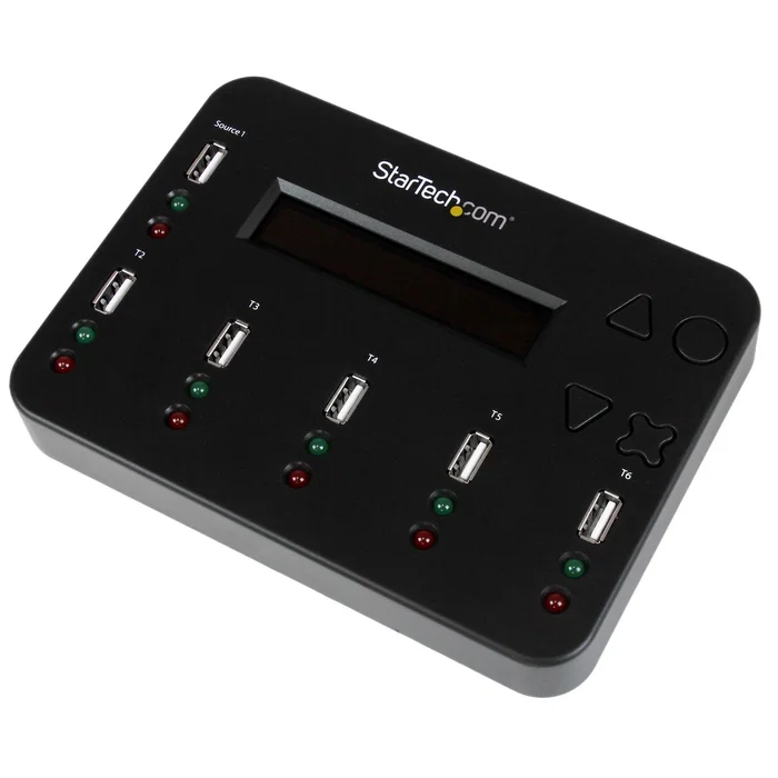 StarTech USBDUP15 Clonador y Borrador Autónomo 1:5 para Memorias USB StarTech USBDUP15 Clonador y Borrador Autónomo 1:5 para Memorias USB
