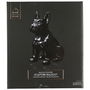 Home Deco Factory Escultura Bulldog Cerámica Negro Brillante 20 cm Colección Galerie