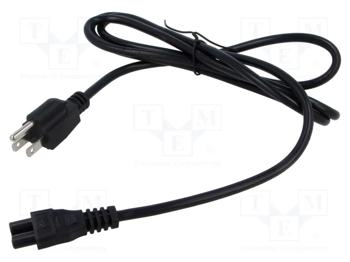 POS Cable de alimentación SVT 3x18AWG IEC C5 a NEMA 5-15 (B) POS Cable de alimentación SVT 3x18AWG IEC C5 a NEMA 5-15 (B)