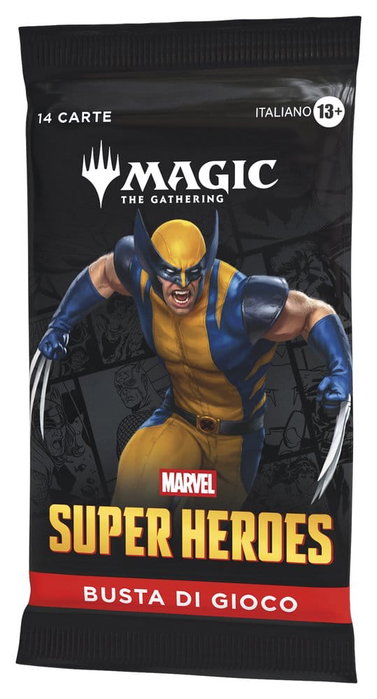 Wizards of the Coast Magic the Gathering Marvel Super Heroes Caja de Sobres de Juego (30) italiano