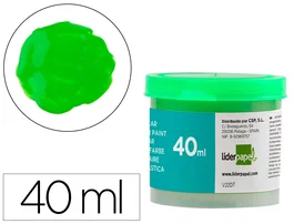 Liderpapel Témpera escolar verde amarillento 40 ml