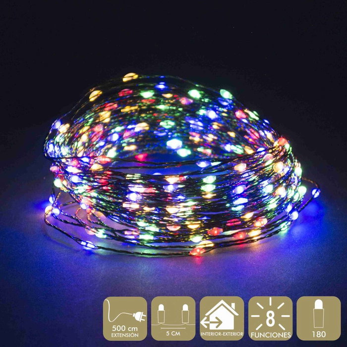 Guirnalda de Luces LED Multicolor 5 m 9 m 15 X 8 X 9 CM